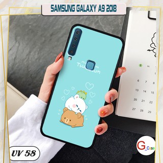 Ốp điện thoại Samsung Galaxy A9 2018 lưng nhám viền cao su dẻo in hình