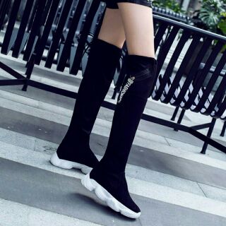 Giày Bốt đùi Nữ cao cổ cá tính
