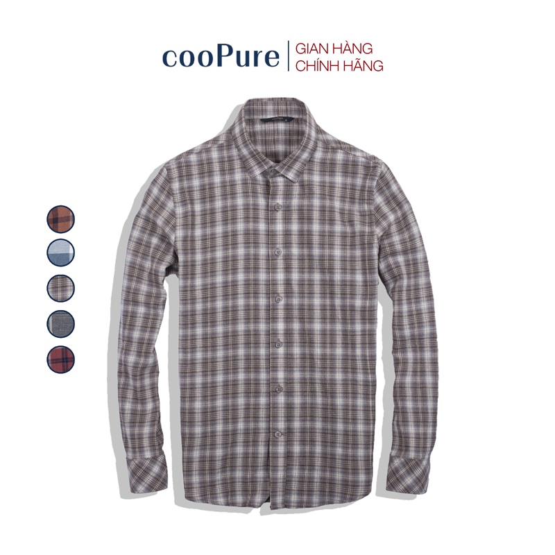 Áo sơ mi nam cooPure Extra Fine Cotton Casual, thiết kế hiện đại NO.1655 (5 màu) | BigBuy360 - bigbuy360.vn