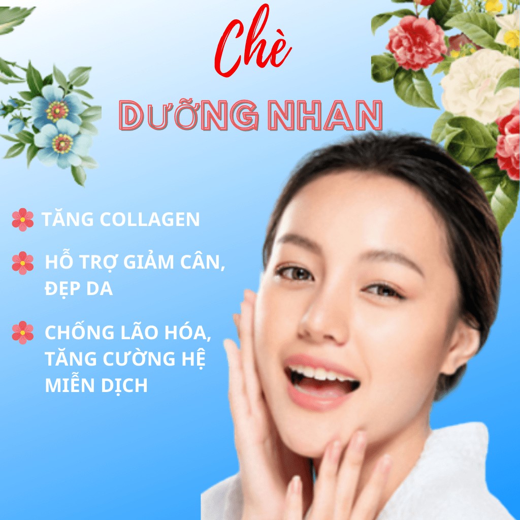 Chè tuyết yến dưỡng nhan gói 400gr - Tăng collagen, chống lão hóa - Kho sỉ