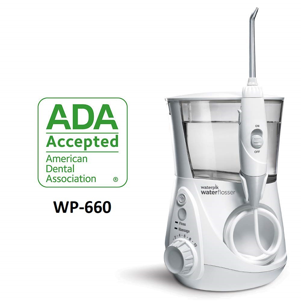 Tăm nước gia đình Waterpik Water Flosser Để bàn WP660, WP100