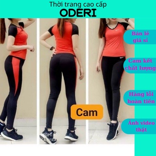 Đồ Tập GYM, Yoga Nữ, Bộ Áo Thể Thao Quần Dài Cao Cấp ODERI MS05- EKIN