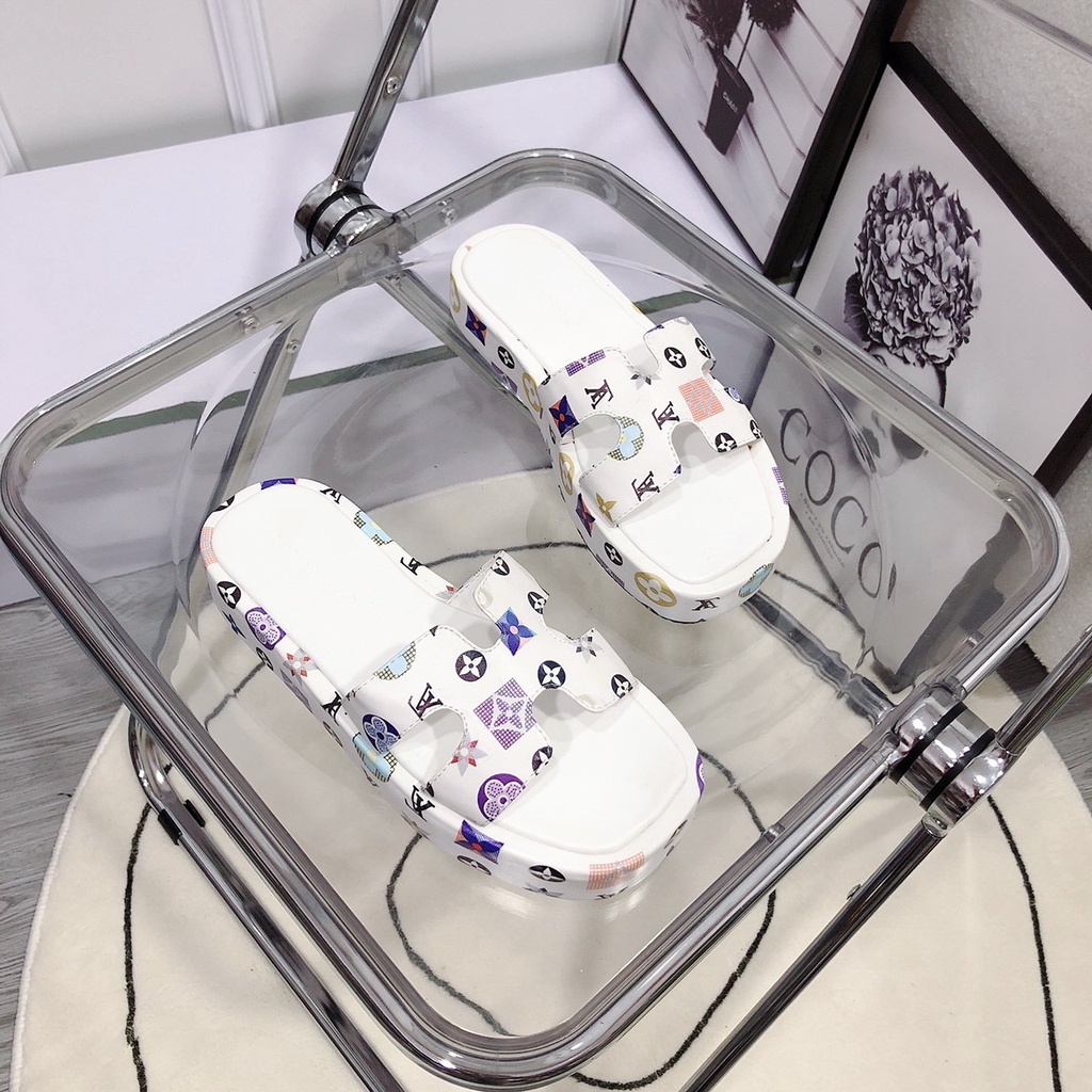Dép H Nữ Đế Bọc 2p Quai Ngang Mềm Đủ Màu Chất Nhẹ Lên Chân Cực Xinh - Chichanhstore