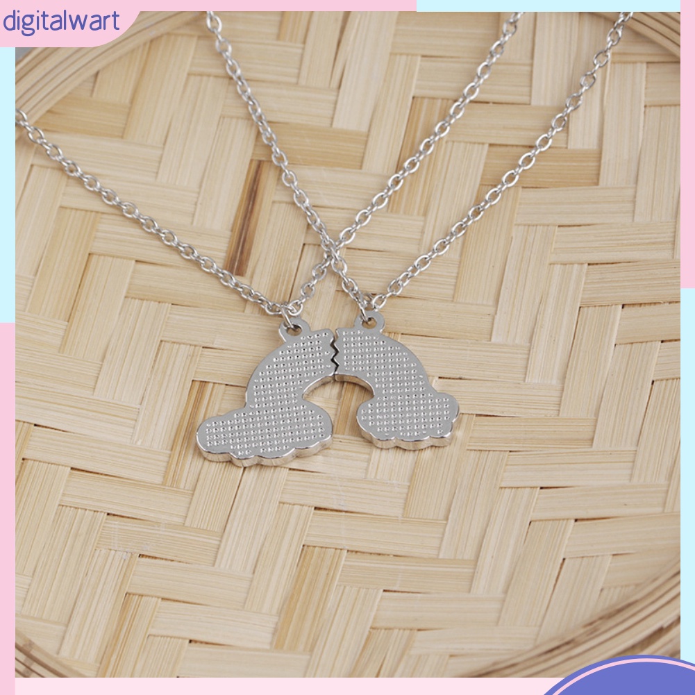 Set 2 Dây Chuyền Mặt Ghép Hình Trái Tim Cho Cặp Đôi