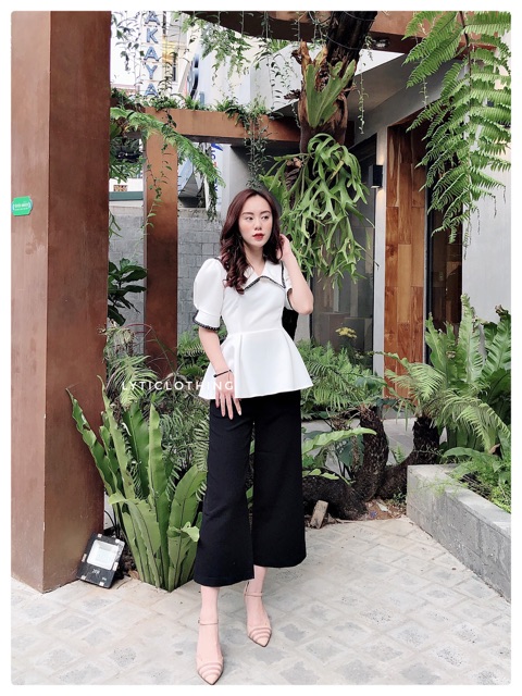 Sơmi tay bồng tiểu thư