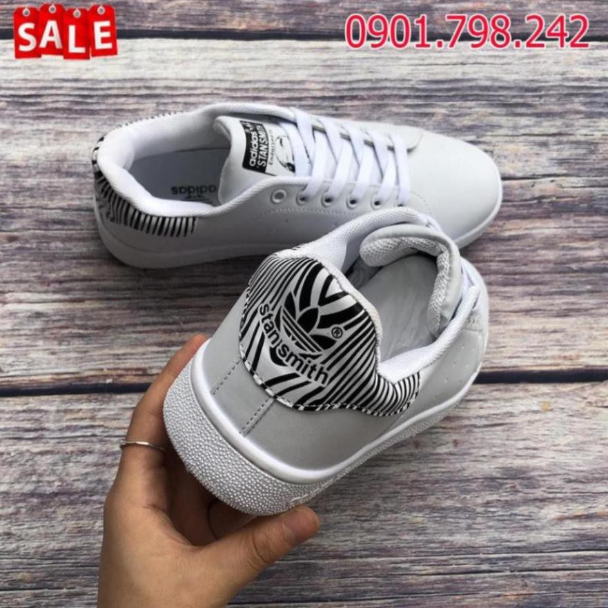 [Đủ size] [KÈM VIDEO ẢNH THẬT] Giày Adidas Stan Smith Gót Ngựa Vằn Khuyến Mại . 2020 new . 2020 ️🥇 .  ✫ ‣