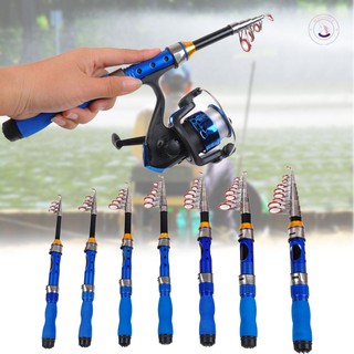 Cần câu cá mini thu gọn được tiện dụng