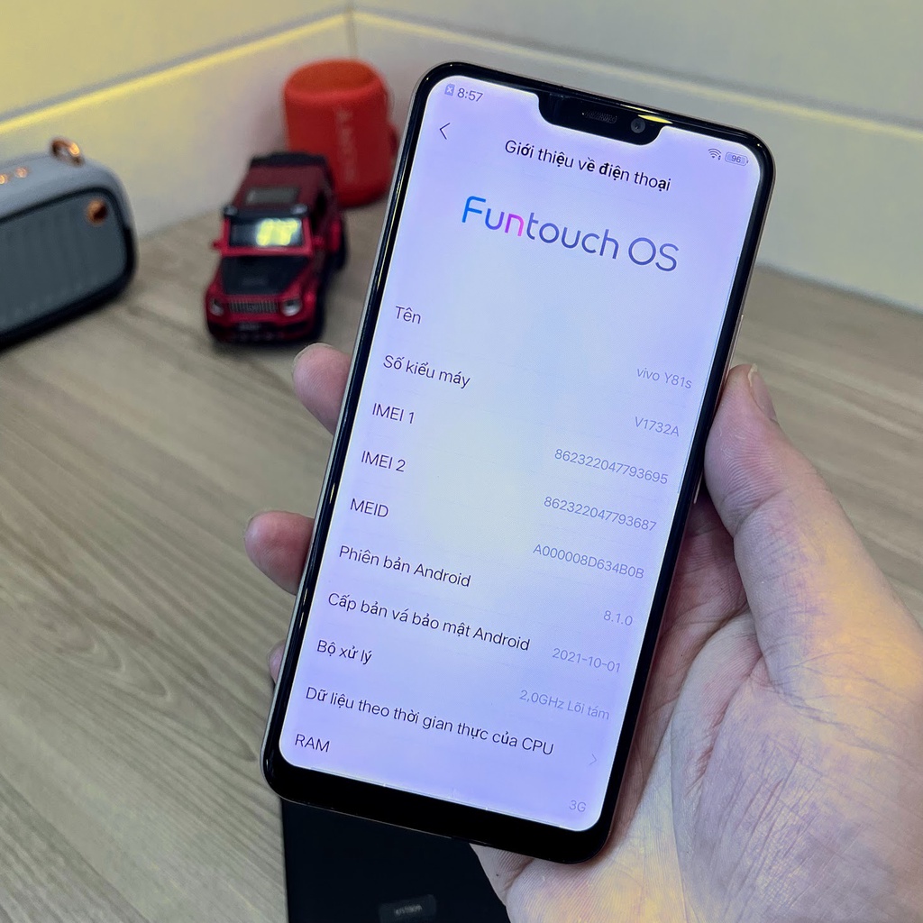 Điện thoại Vivo Y81S màn 6.22 inch - Helio P22 ram 3G 64G