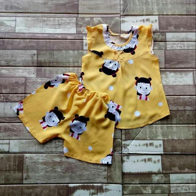 Combo 5 bộ tole lanh bé size 4(9-10 kí). Nhắn tin lựa mẫu