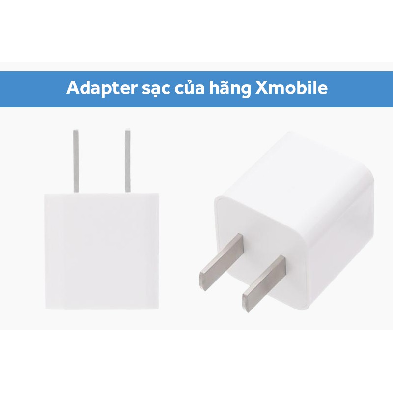 Adapter sạc 1A xmobile TS - C058s trắng