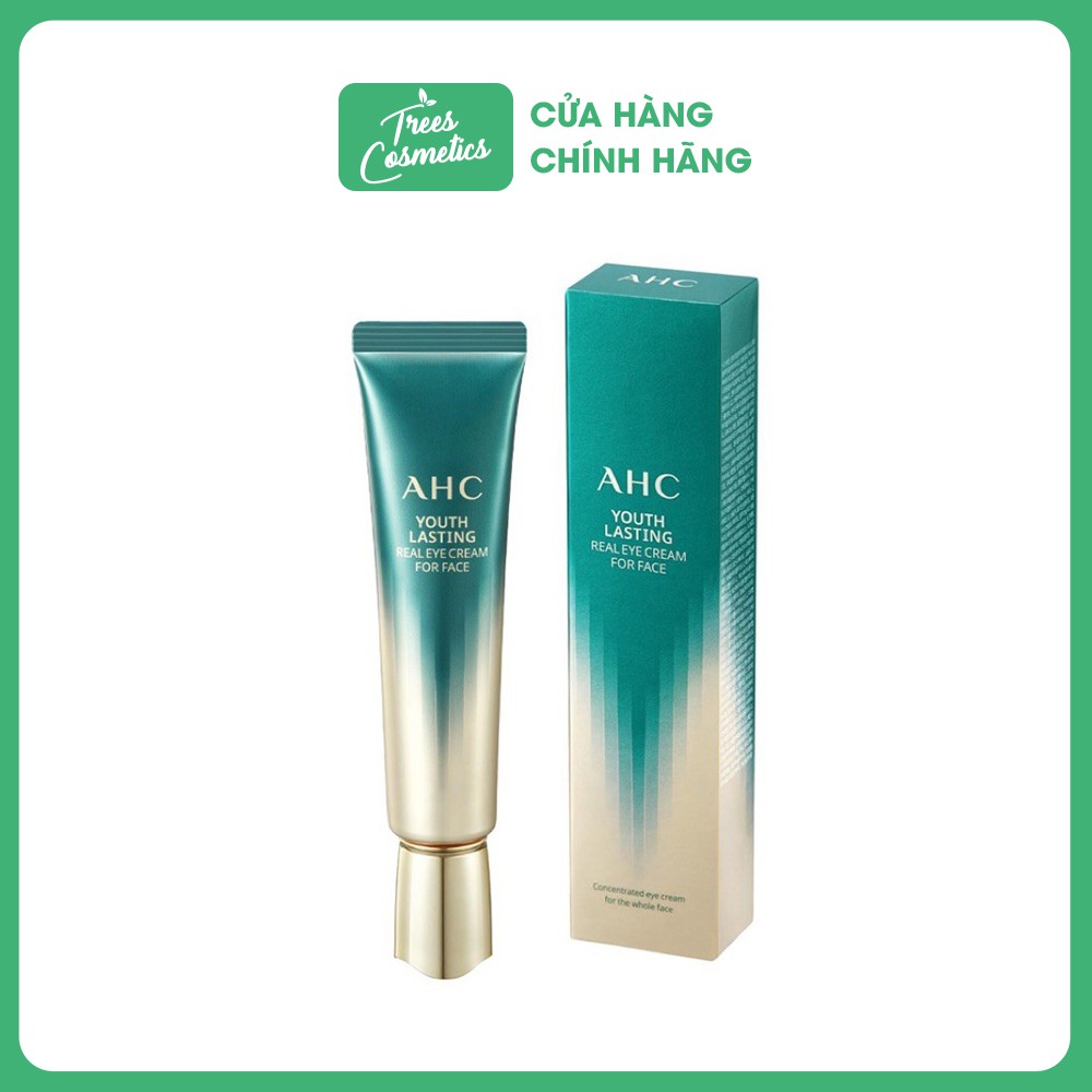 Kem Dưỡng Mắt Chống Lão Hóa Làm Sáng Và Săn Chắc Da AHC Youth Lasting Real Eye Cream For Face 30ml - Hàn Quốc Chính Hãng