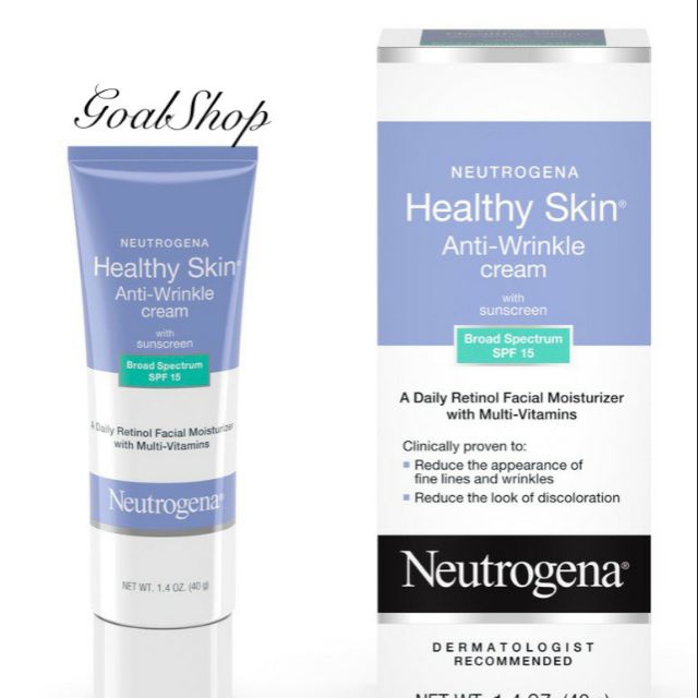Kem dưỡng da chống nhăn Healthy Skin Anti-Wrinkle Cream with sunscreen broad spectrum SPF 15