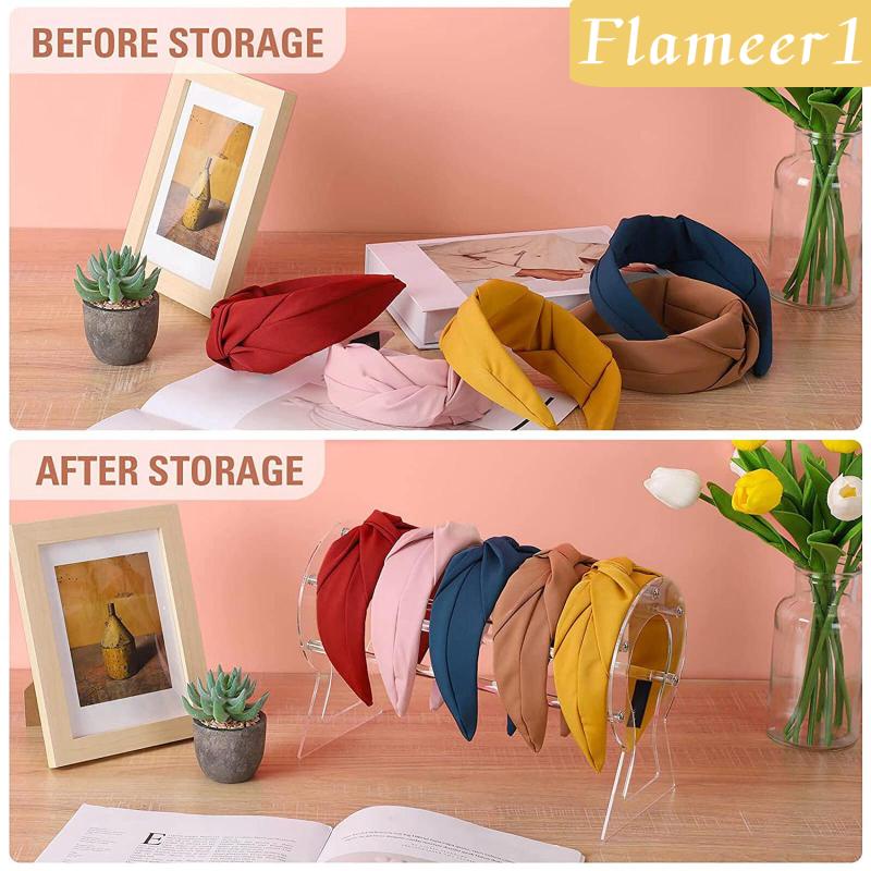 Giá Đỡ Trưng Bày Dây Buộc Tóc Bằng Acrylic Trong Suốt Flameameer1