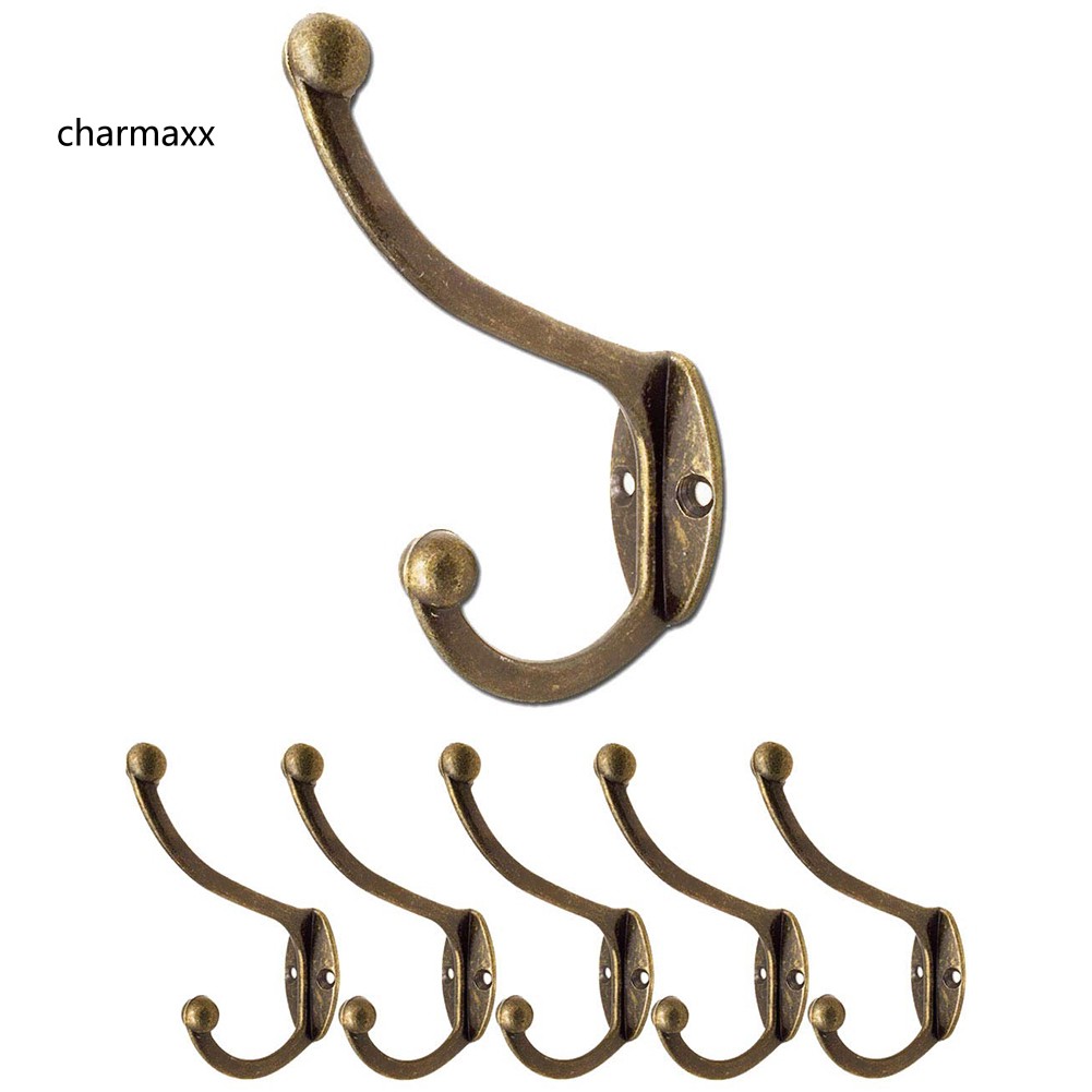 CMAX_Vintage Bronze Home Furniture Wardrobe Wall Mount Hook Clothes Towels Hanger