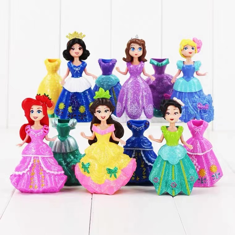 Mô Hình Búp Bê Công Chúa Barbie Kích Thước 8cm