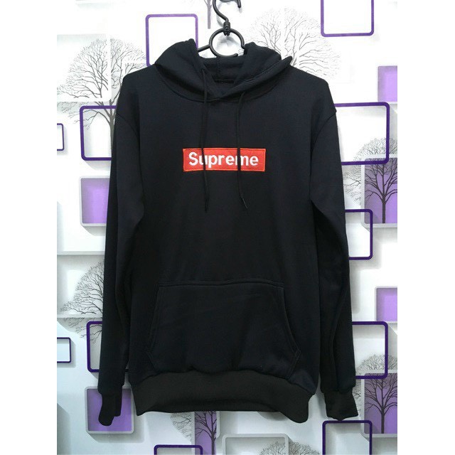 Áo khoác hoode nam nữ chất liệu thun nỉ,thấm hút mồ hôi tốt.NỈ superme | BigBuy360 - bigbuy360.vn