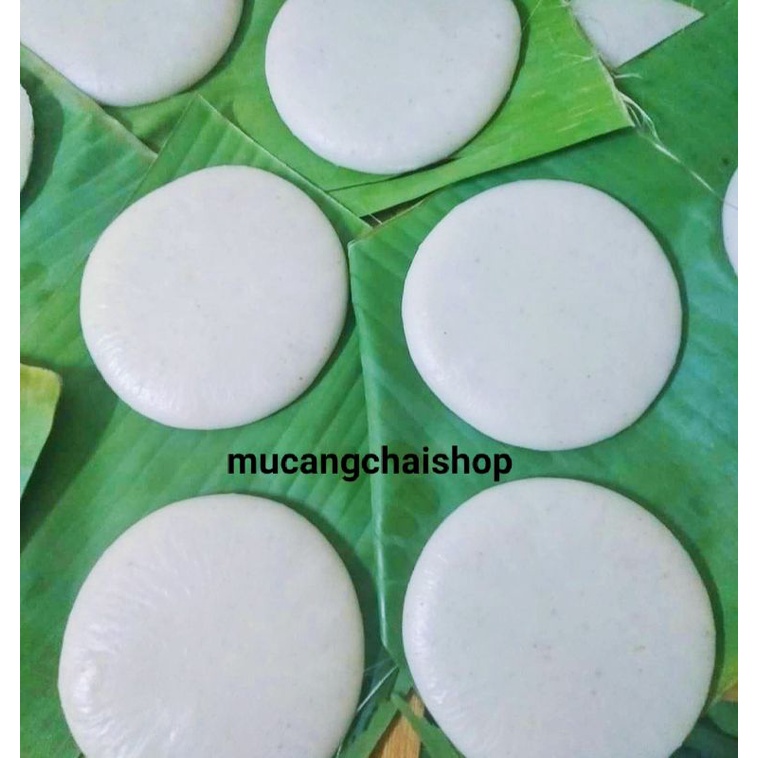 Bánh dày, bánh giầy làm từ gạo nếp nương