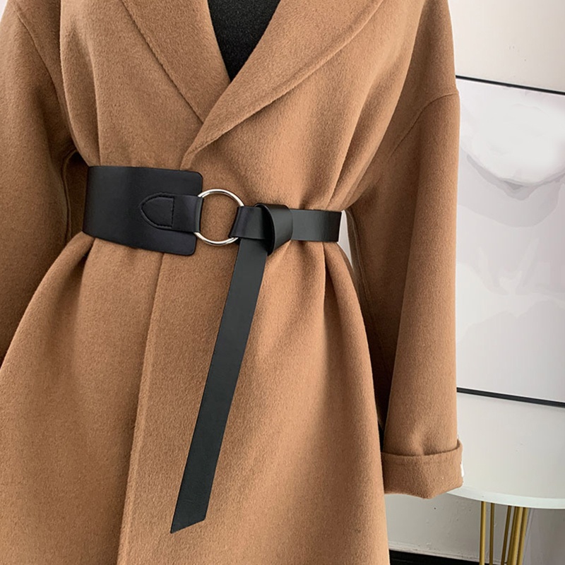 Thắt Lưng Bản Rộng Co Giãn Có Khóa Cổ Điển Cho Quần Jean