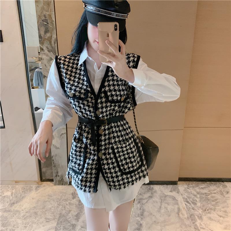 Set áo khoác/áo vest và thắt lưng thời trang 2021 dành cho nữ (có bán lẻ)