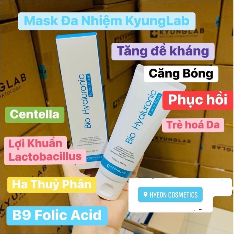 Mặt Nạ Bio Hyaluronic Face Mask vitamin B9 Kyunglab 100ml chính hãng