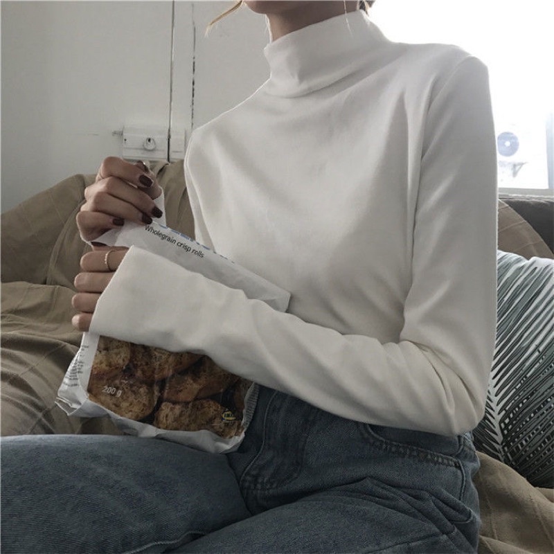 ⚡Áo giữ nhiệt cổ 3 phân có lót nỉ nhung siêu ấm🌟🌟