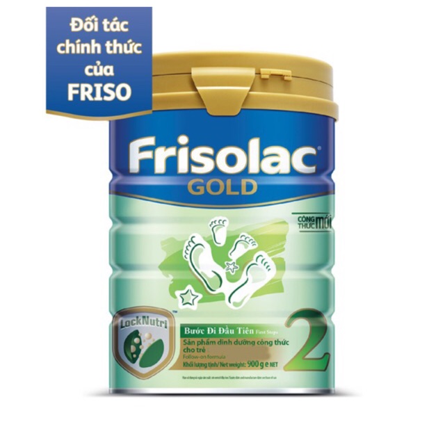 Sữa Frisolac gold 2 (lon 900g). HSD Date 2023. Hàng chính hãng.