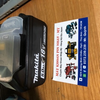 Pin makita 18 v 5ah chính hãng mới 100%