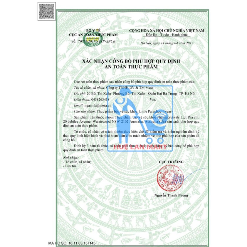 Siro táo bón Little Parachoc Úc cho bé 🔥𝐍𝐄𝐖🔥 giá tốt mẫu mới shopnguyenanh88