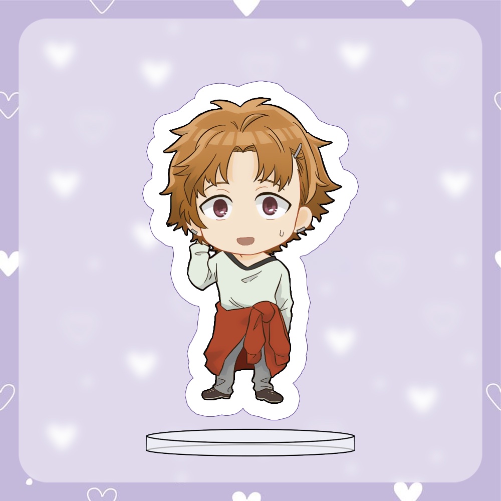 ( MINI ) Mô hình Standee BUNGOU STRAY DOGS Văn Hào Lưu Lạc anime chibi mica trưng bày