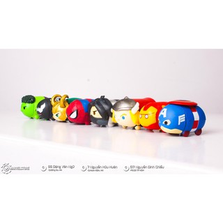Mô hình chibi heo 8 con Avengers tsum tsum
