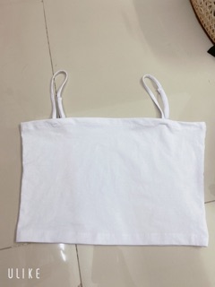 Áo thun croptop 2 dây ( có ảnh thật chụp sàn)