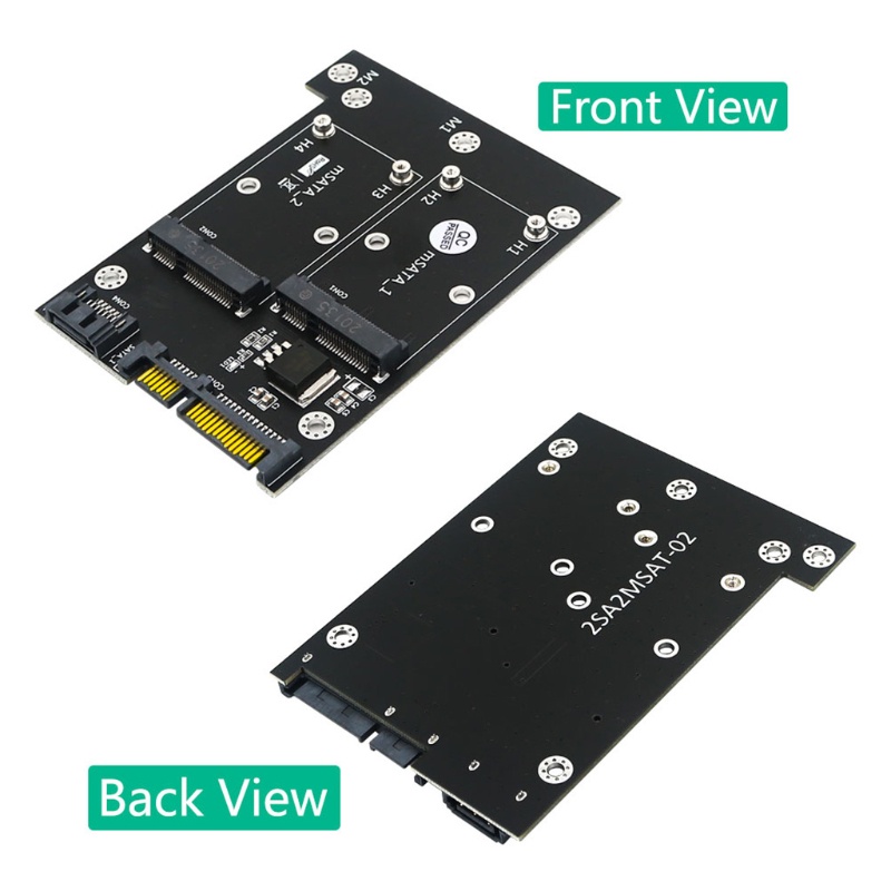 Bản Mạch Chuyển Đổi NAMA MSATA SSD Sang Dual SATA3 6.0 GPS Dành Cho PC HDD