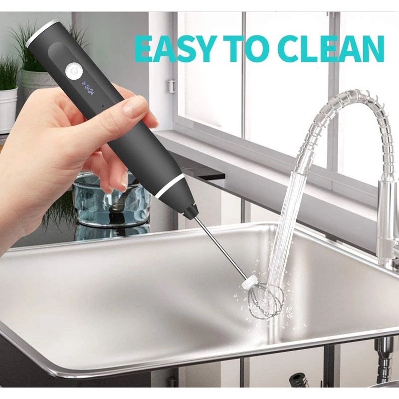 Máy đánh bọt cà phê, Máy tạo bọt cafe, Máy đánh trứng mini - Cầm tay 3 tốc độ đánh tiện lợi - Dụng Cụ Pha Chế Đà Nẵng
