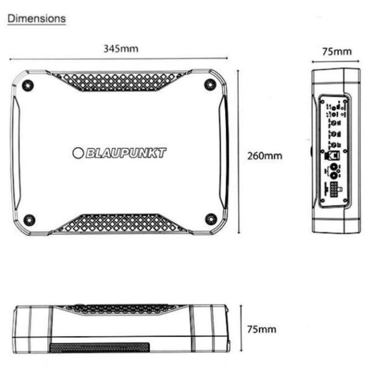 Loa sub gầm ghế Blaubunkt XLf 180A chính hãng .