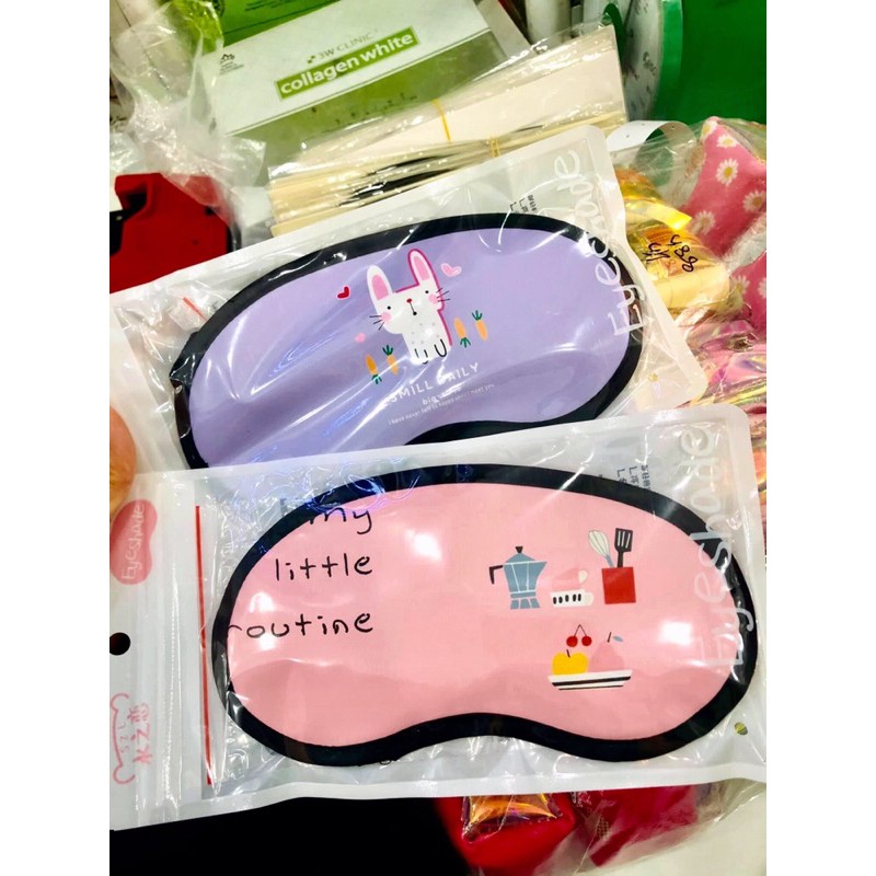Miếng bịt mắt ngủ 3D BÔNG MỀM họa tiết dễ thương | BigBuy360 - bigbuy360.vn