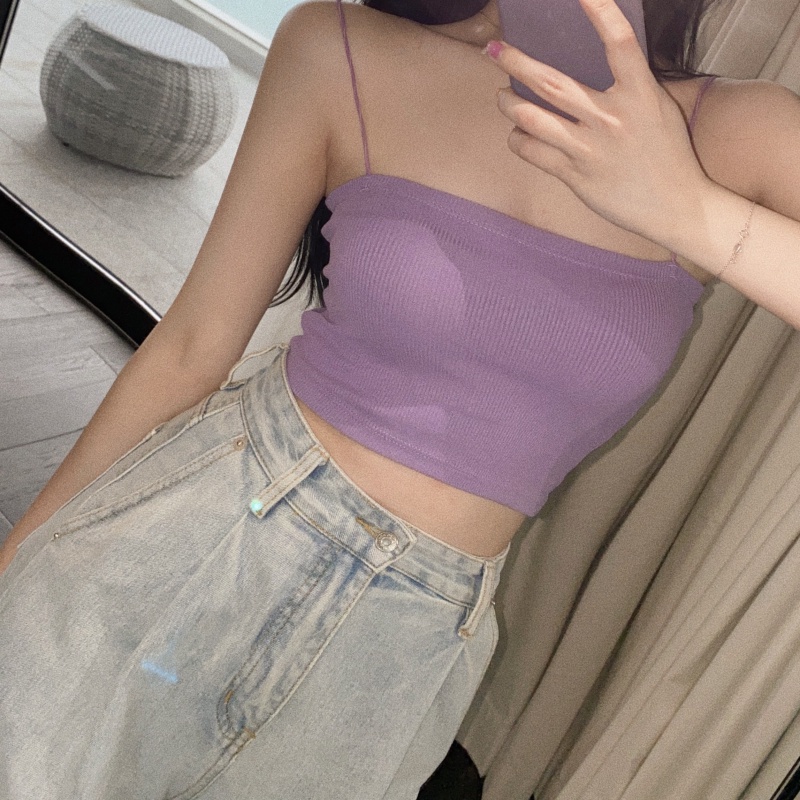 Áo Camisole Form Ôm Kiểu Dáng Đơn Giản