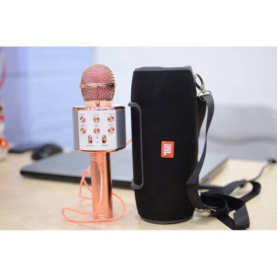 Mic Hát Bluetooth Karaoke  Không Dây WS858