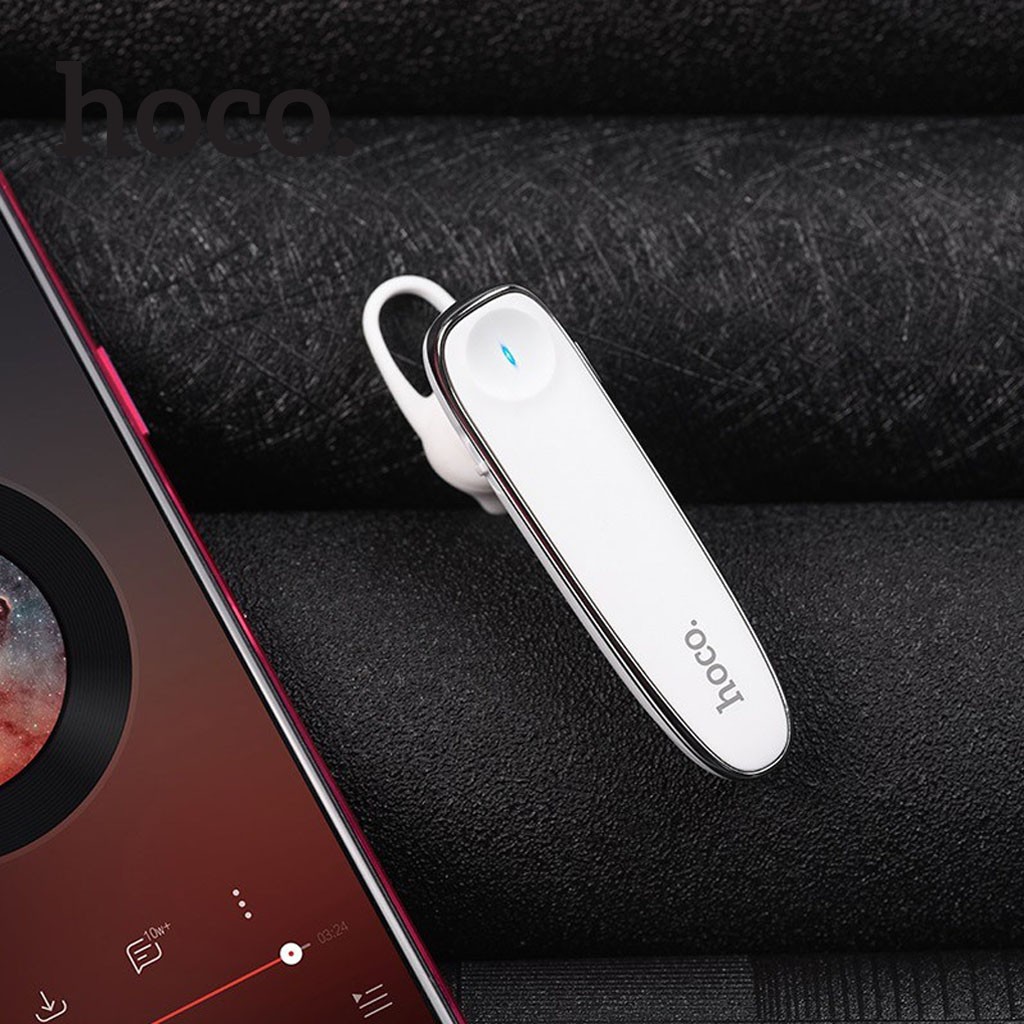 Tai nghe Bluetooth V5.0 Hoco E49 dung lượng 150mAh, điện áp DC5V hỗ trợ sạc nhanh 15 phút, sử dụng lên đến 20h, siêu nhẹ