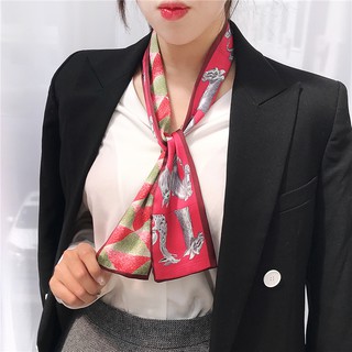 Khăn Lụa Quàng Cổ Phong Cách Retro Dành Cho Nữ