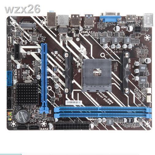 Bo mạch chủ Soyo A320M.2-VH AM4 hỗ trợ dòng CPU Ryzen bộ nhớ DDR4 Card mạng Gigabit M.2