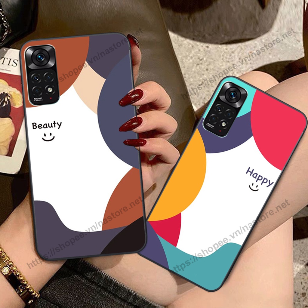 Ốp lưng Xiaomi Redmi Note 11 4G 5G / Note 11S / Note 11 Pro 4G 5G mặt cười, họa tiết caro đơn giản đẹp cute