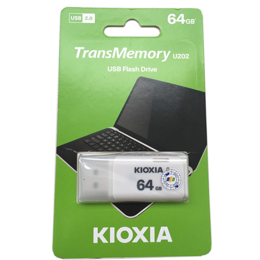 USB 64gb KIOXIA U202 chuẩn 2.0 (trắng) Japan - FPT phân phối