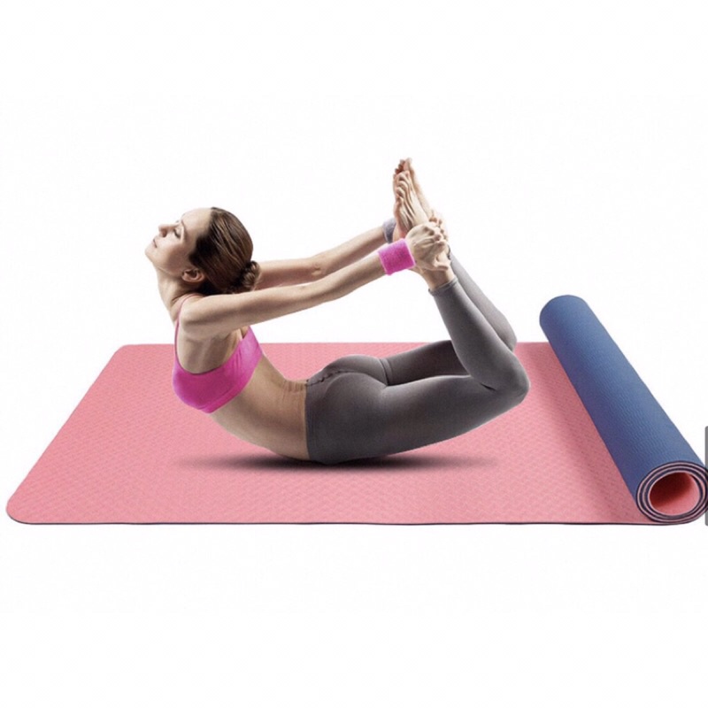 Thảm tập yoga TPE 6mm 1 lớp cao cấp, cực bền,đàn hồi Siêu tốt