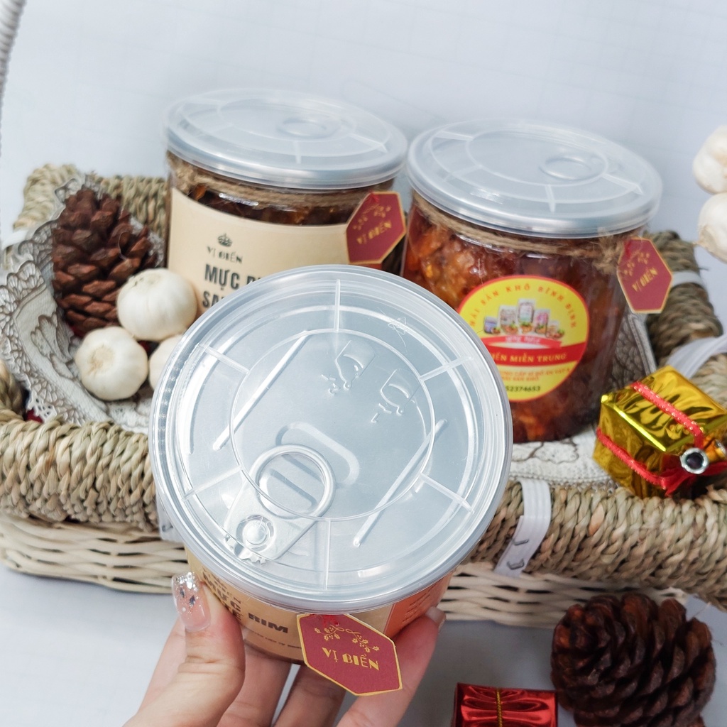 Mực Rim Sa Tế Vị Biển, Đồ Ăn Vặt Ngon Rẻ Hủ PET 200gr Thực Phẩm Ăn Liền | BigBuy360 - bigbuy360.vn