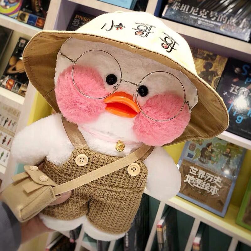 Insonline Đồ Chơi Mô Hình Vịt Vàng Mặc Áo Sweater Cho Búp Bê