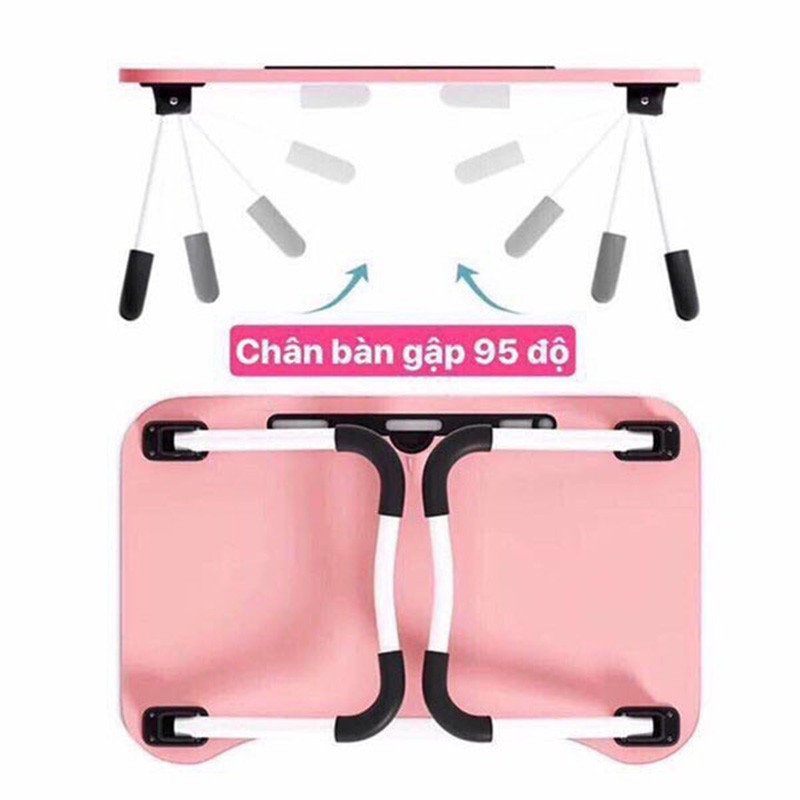 Bàn học gấp gọn thông minh có khe cắm ipad | BigBuy360 - bigbuy360.vn