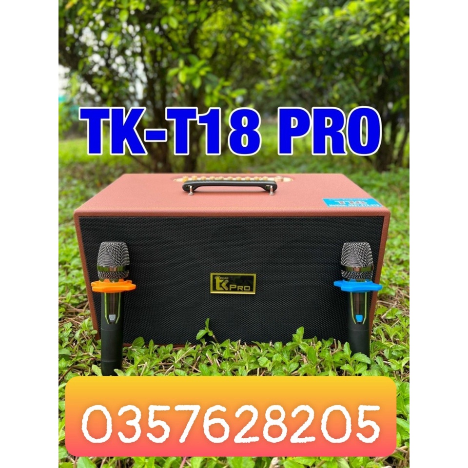 Loa T18 Pro, Loa Xách Tay T18PRO Mẫu Mới To Hơn, Nút Chỉnh Đẹp Hơn