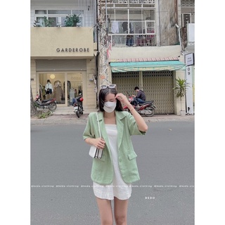 ÁO BLAZER DẠ TWEED
