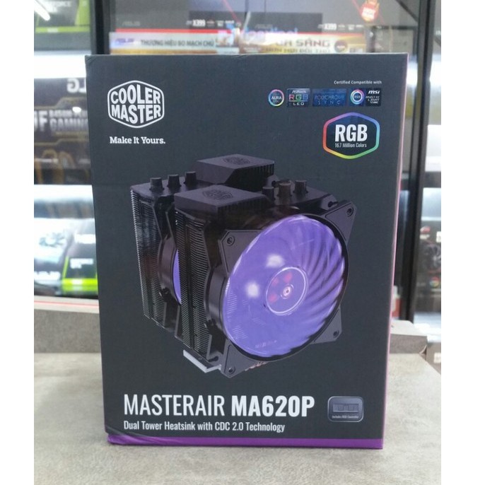 Tản nhiệt khí CPU Cooler Master Masterair MA620P RGB - BH 12 tháng