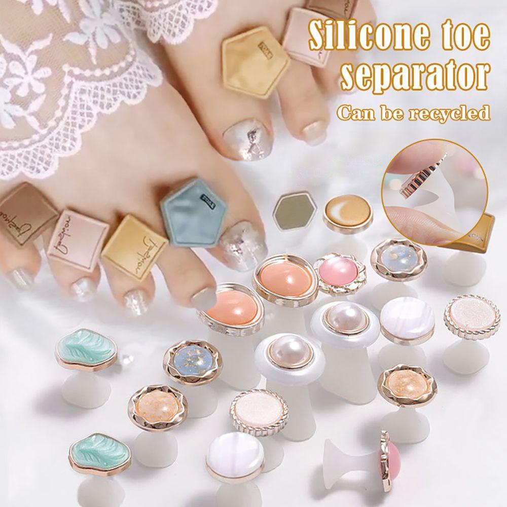 Dụng Cụ Phân Tách Móng Chân Bằng Silicone DIY Có Thể Tái Sử Dụng